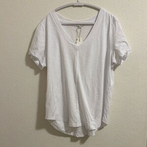 Z supply size xl white short sleeve Asher v-neck t-shirt NWT